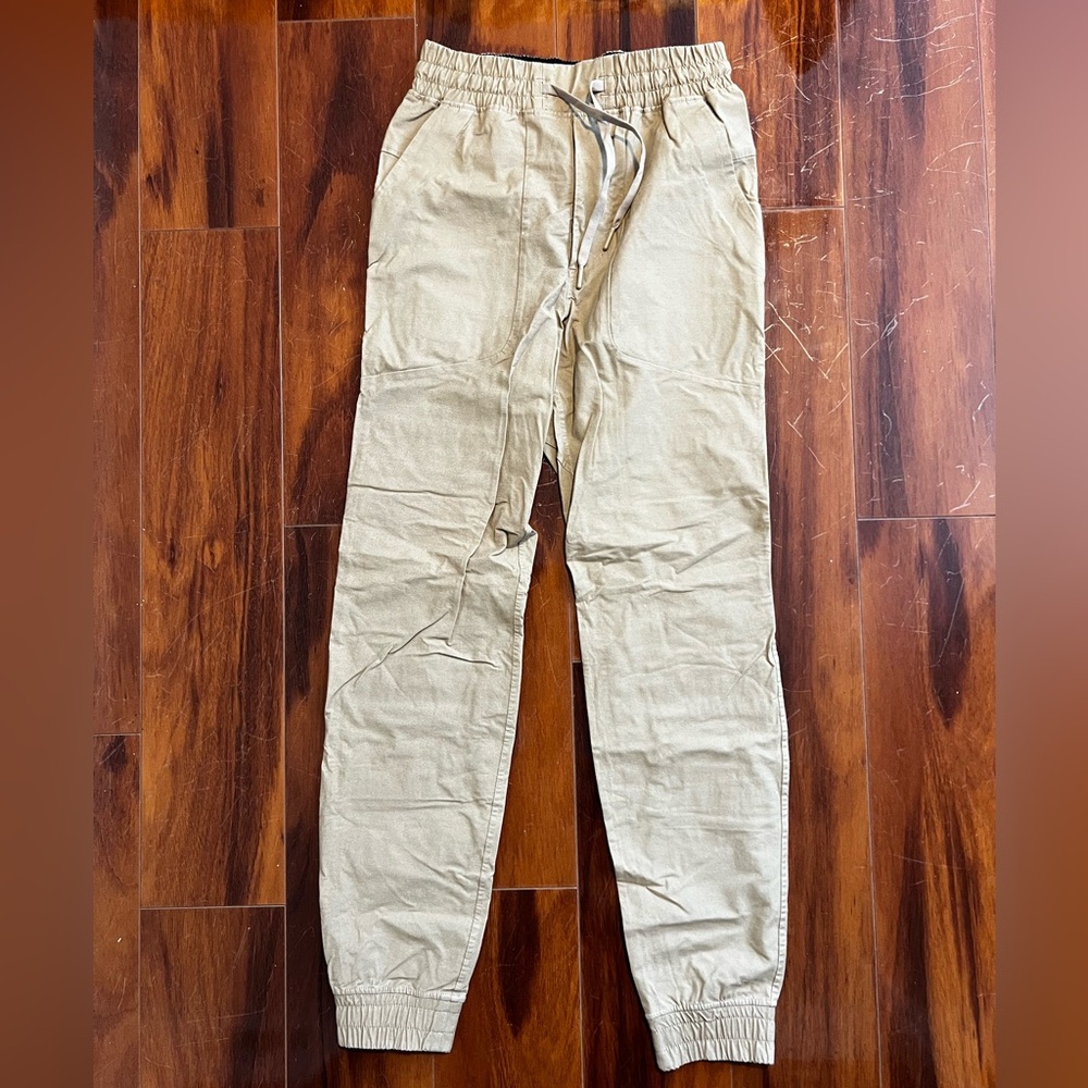 Lululemon Athletica Tan ABC Joggers (RARE/DISCONTINUED STYLE)